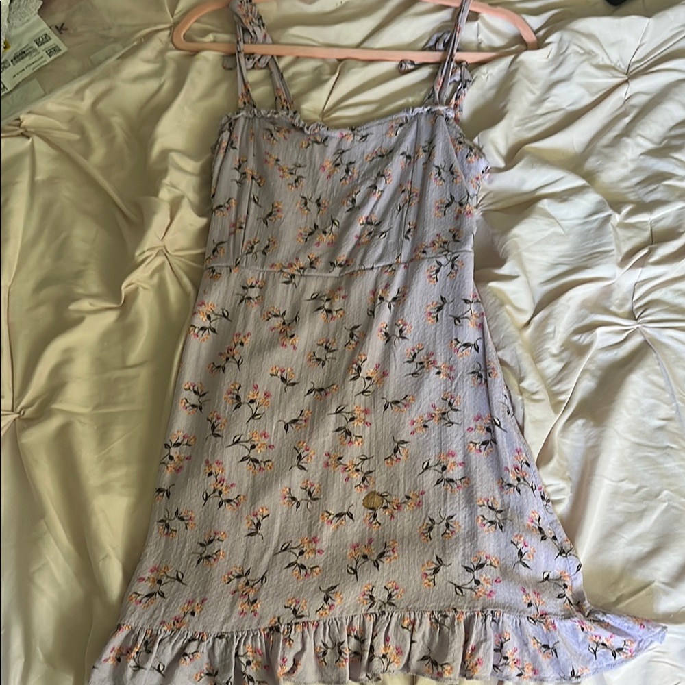 Altar'd State Floral Mini Dress - Lavender and Pink